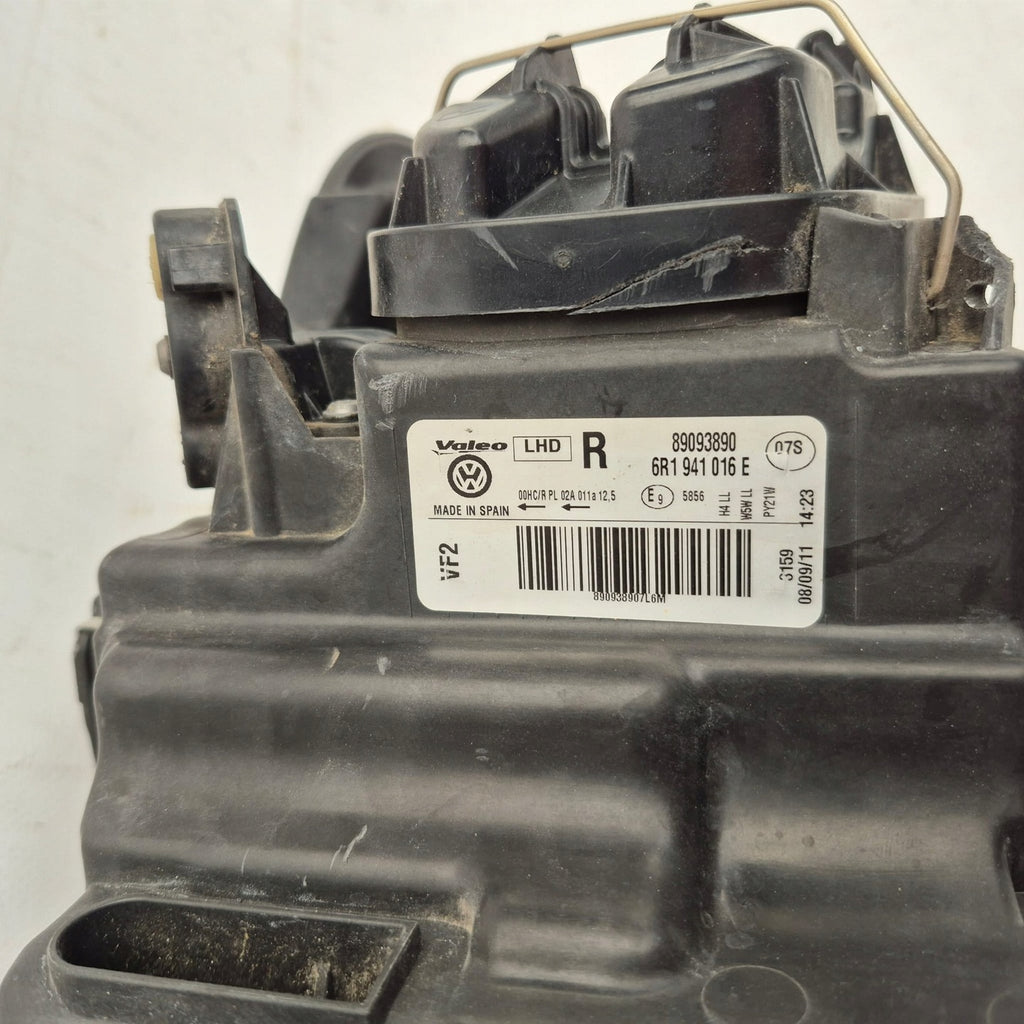 Frontscheinwerfer VW Polo 6R1941016E Rechts Scheinwerfer Headlight