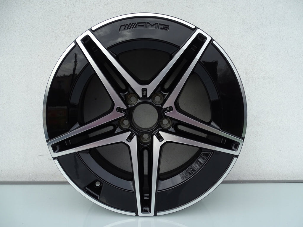 1x Alufelge 18 Zoll 8.5" 5x112 52ET Glanz Schwarz A2064011800 Mercedes-Benz W206 FEL6169558455jy