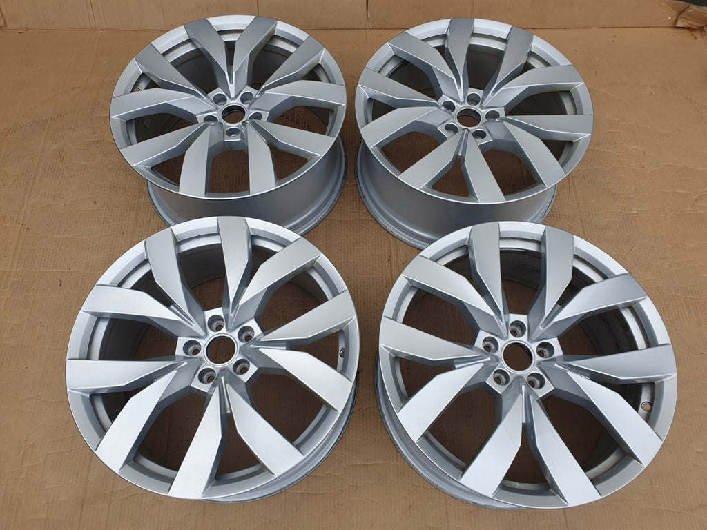 4x Alufelge 20 Zoll 9.0" 5x112 33ET Glanz Silber 760601025 VW Touareg Rim Wheel FEL3885024077dh
