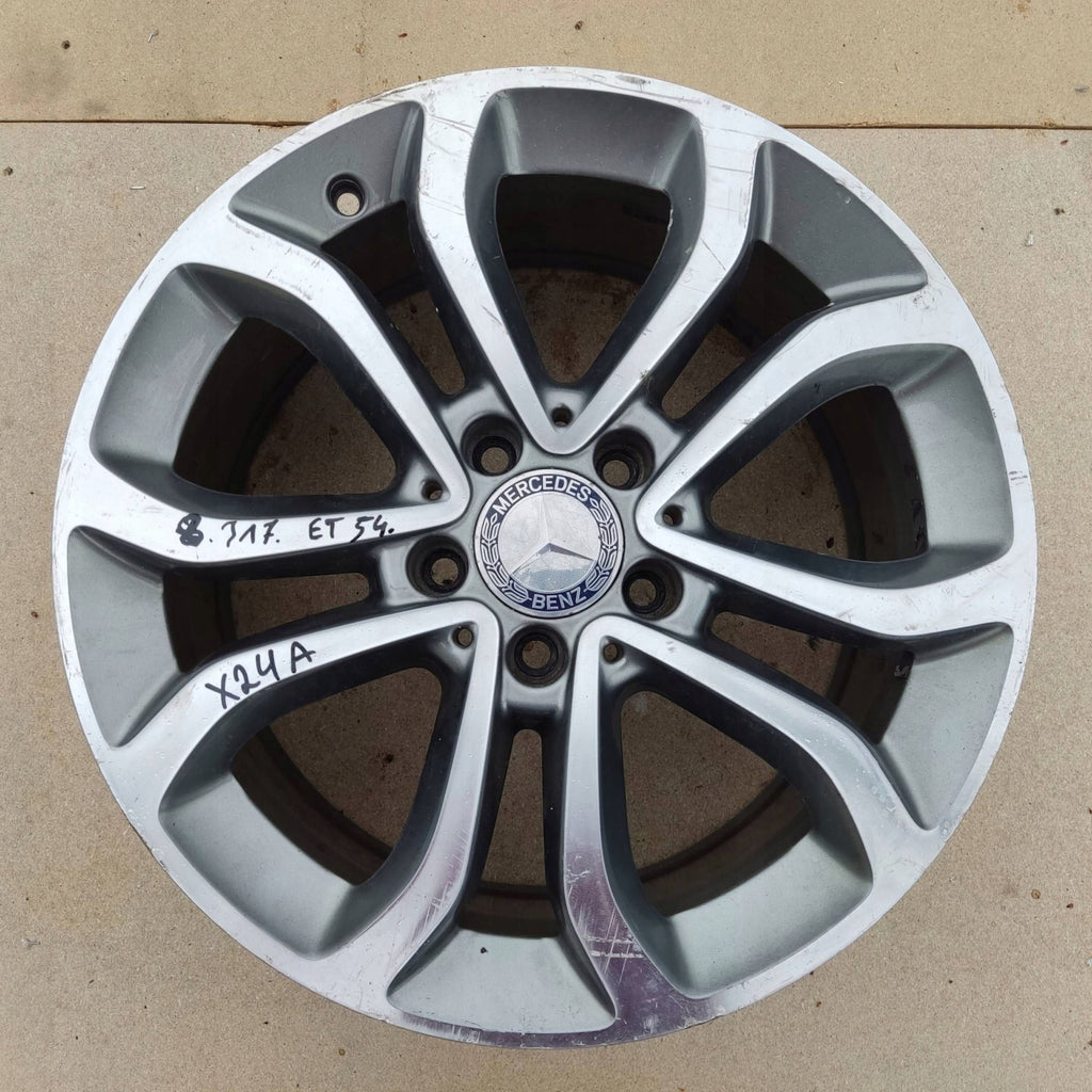 1x Alufelge 17 Zoll 5x112 A2054013900 Mercedes-Benz W205 Rim Wheel FEL9750426947og