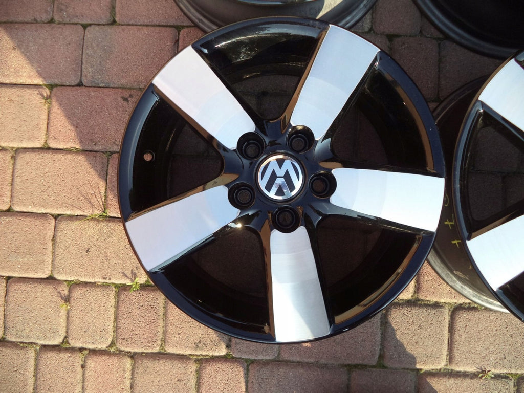 4x Alufelge 16 Zoll 6.5" 5x112 50ET 1T0601025G VW Rim Wheel FEL7505011456us
