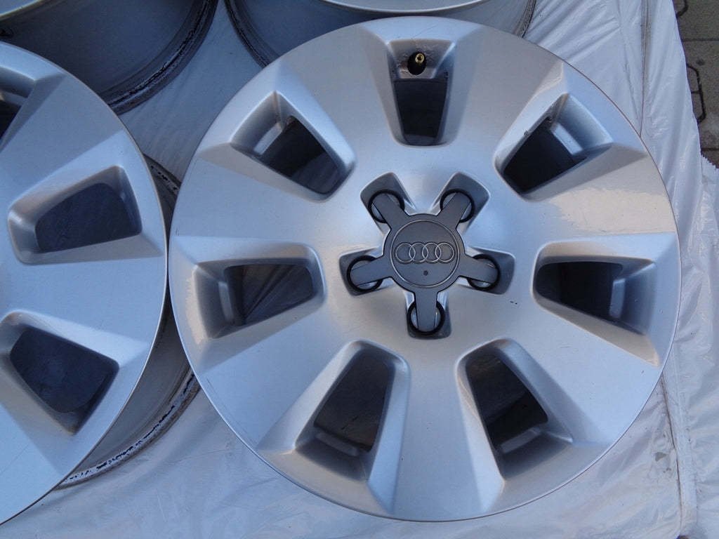 4x Alufelge 16 Zoll 7.5" 5x112 37ET Glanz Silber 4G0601025 Audi A6 Rim Wheel