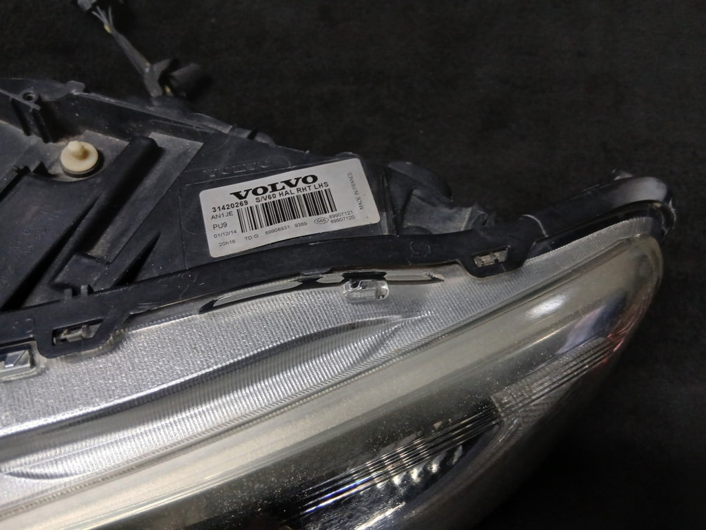 Frontscheinwerfer Volvo S60 II V60 31420269 Links Scheinwerfer Headlight SCH1530310789ew