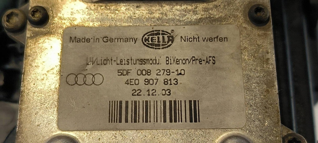 Frontscheinwerfer Audi A8 4E0941030AR Rechts Scheinwerfer Headlight