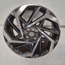 Load image into Gallery viewer, 1x Alufelge 17 Zoll 7.0" 5x114.3 54ET Glanz 52910-Q0300 Hyundai Ix35 Rim Wheel FEL8908668943et