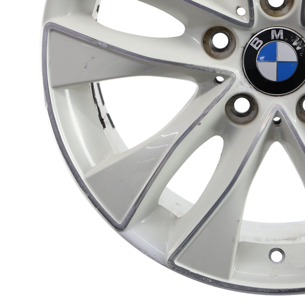 1x Alufelge 17 Zoll 7.5" 5x120 43ET Glanz Weiß 6850152 BMW 1 F21 F20 Rim Wheel FEL1343074364fk