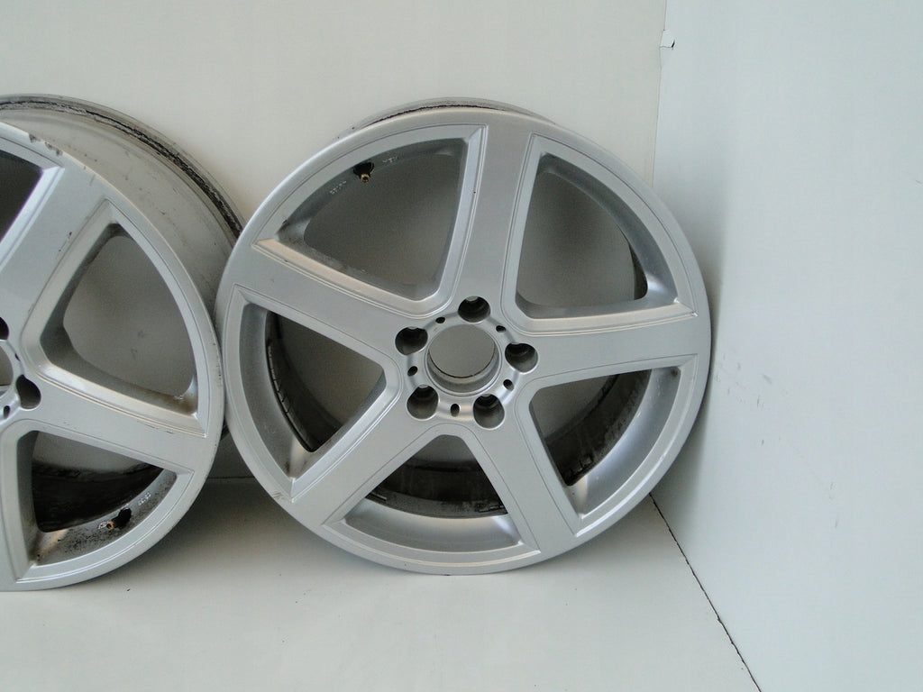 4x Alufelge 16 Zoll 7.5" 5x112 45ET Silber Mercedes-Benz Rim Wheel