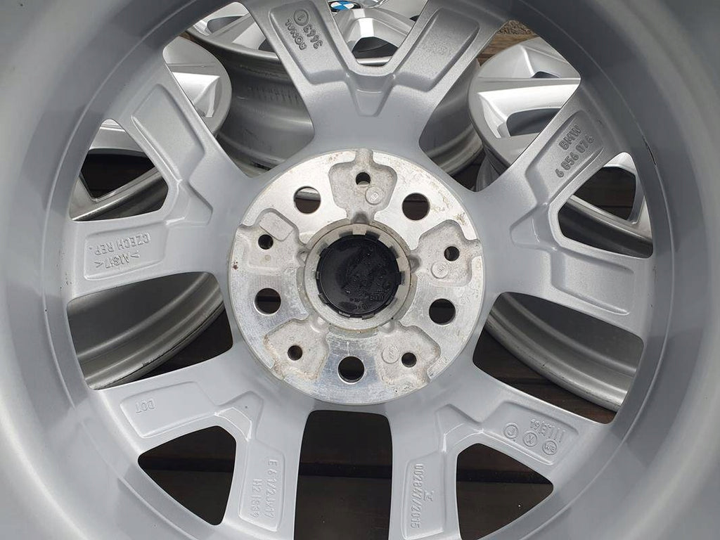 4x Alufelge 17 Zoll 6.5" 5x112 39ET Glanz Silber 6856076 BMW X1 F48 Rim Wheel FEL5574766925bc