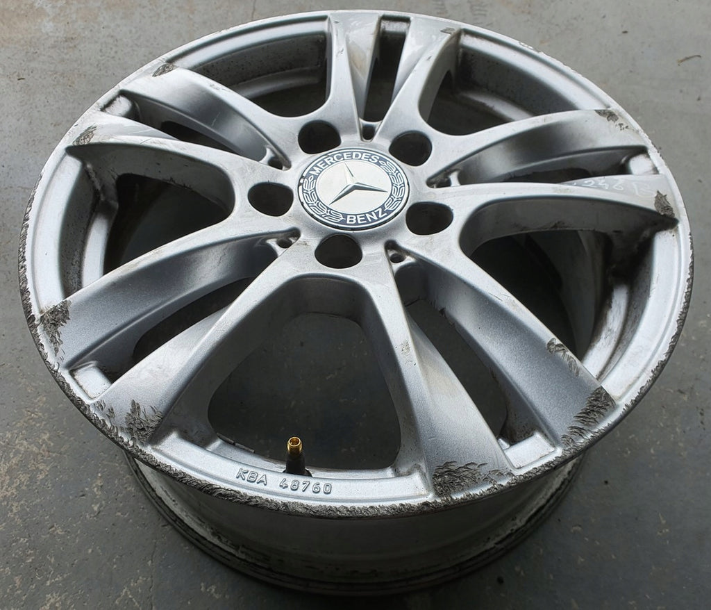 1x Alufelge 16 Zoll 6.5" 5x112 49ET Mercedes-Benz W246 Rim Wheel