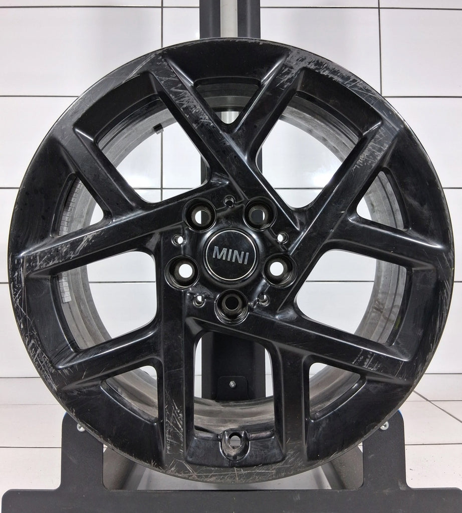 1x Alufelge 17 Zoll 5x112 47ET Glanz Schwarz 5A3E638 Mini Rim Wheel FEL1135199463ro