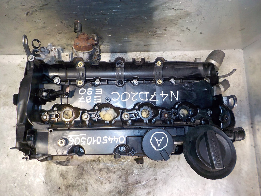 Motor BMW 3 E90 E87 N47D20C 2.0 163PS 112TKm 2010 Diesel Engine Unkomplett