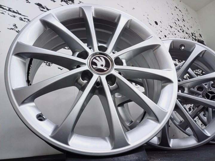4x Alufelge 17 Zoll 6.5" 5x112 44ET Mercedes-Benz Caddy Alltrack Touran Golf I FEL1385997834sx