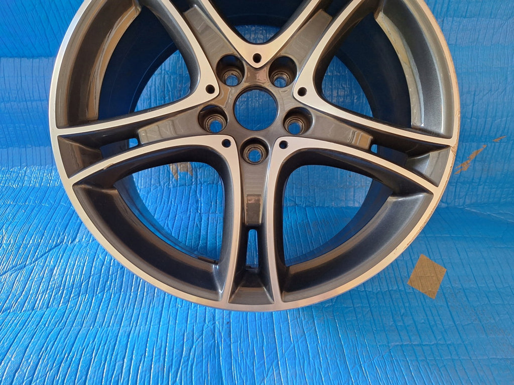 1x Alufelge 18 Zoll 8.0" 5x112 57ET Glanz Grau 6855092 BMW 1 Mg Rim Wheel FEL2283190500yv