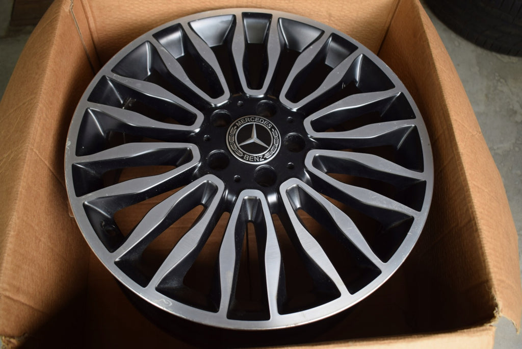 1x Alufelge 18 Zoll 7.5" 5x112 44ET Matt Schwarz A2054010900 Mercedes-Benz FEL6622243468op