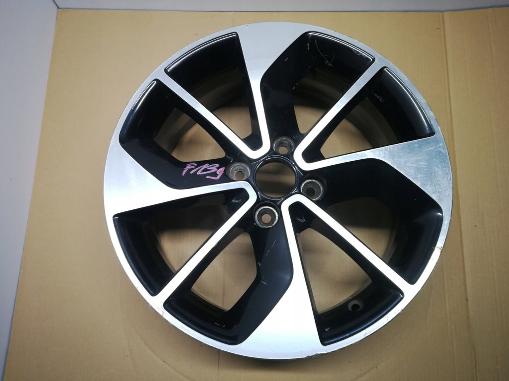 1x Alufelge 16 Zoll 6.5" 4x100 44ET Glanz Silber 403005471 Renault Clio Iv FEL9852747980gi