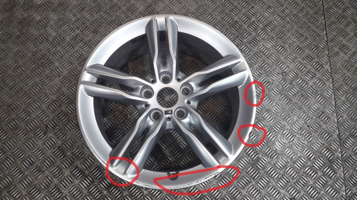 1x Alufelge 17 Zoll 7.5" 5x112 54ET 7848601 BMW 2 F45 F46 Rim Wheel FEL3282124545tf