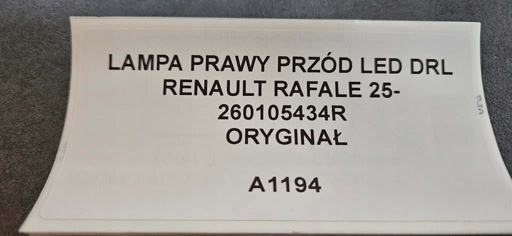 Frontscheinwerfer Renault 260105434R LED Rechts Scheinwerfer Headlight SCH1101769766mu