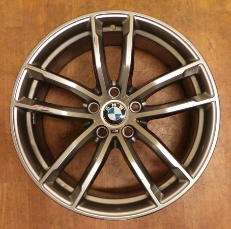 1x Alufelge 18 Zoll 9.0" 5x112 44ET Glanz Grau 8093406 BMW 5 G30 Mg Rim Wheel FEL2601126846ly