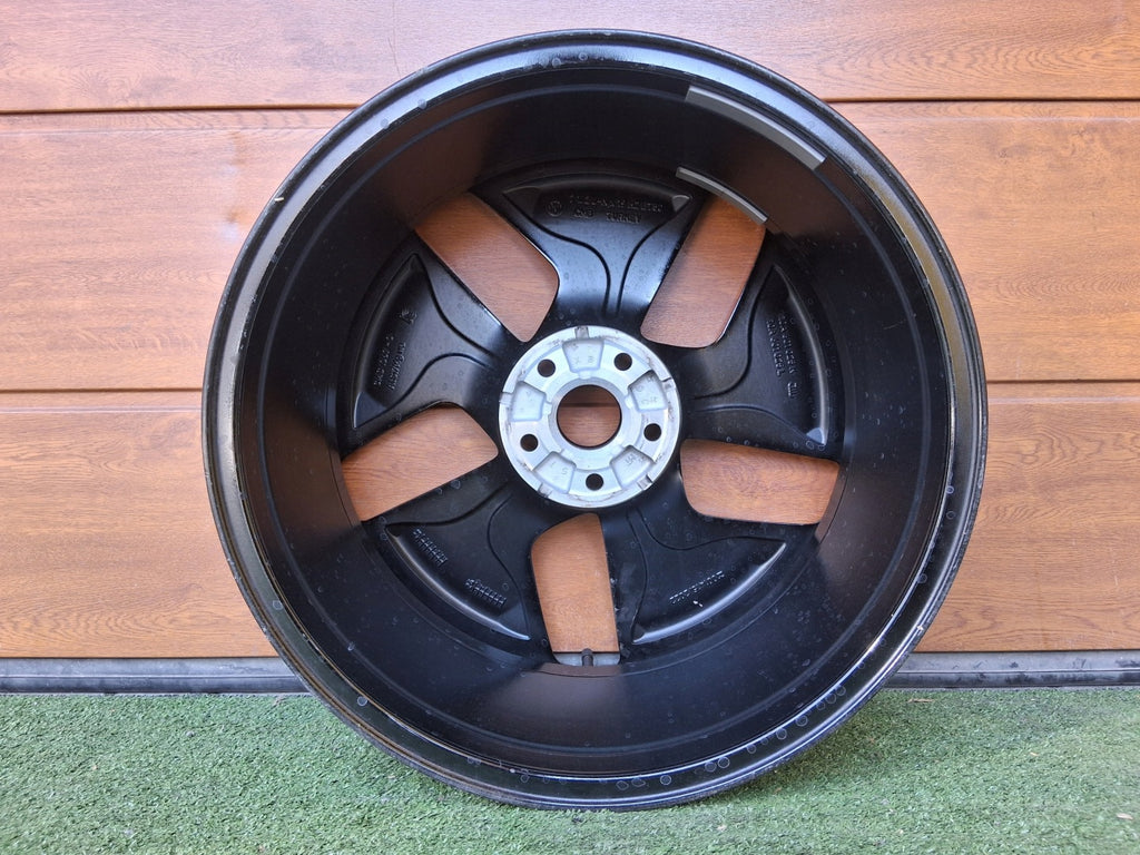 1x Alufelge 19 Zoll 7.5" 5x112 50ET Glanz Schwarz 10A601025K 10A601025L VW I FEL4810303386hb