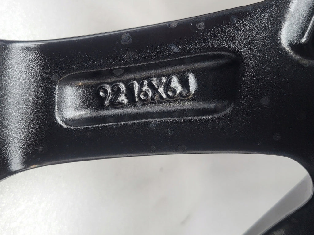 1x Alufelge 16 Zoll 6.0" 5x100 50ET Glanz Schwarz PW457-0D004 Toyota Corolla FEL2158792190db