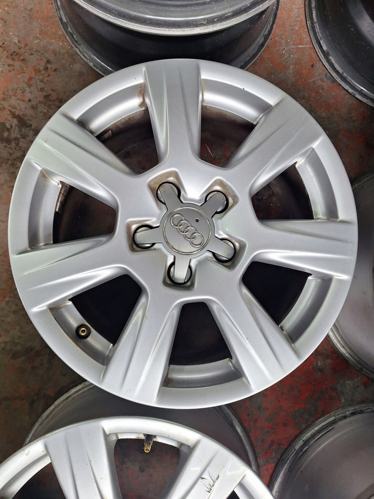4x Alufelge 16 Zoll 7.0" 5x112 45ET Glanz Silber 16441670 Audi Rim Wheel FEL5917693178po
