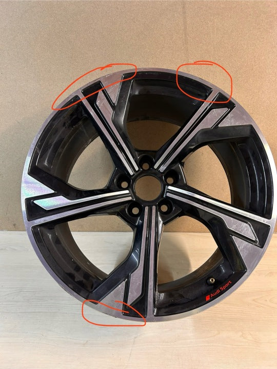 1x Alufelge 19 Zoll 8.5" 5x112 40ET Glanz Schwarz 8W0601025EM Audi Rim Wheel FEL4918819041tv