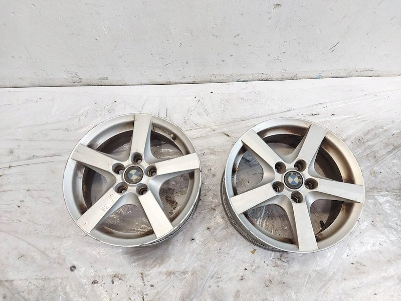 4x Alufelge 16 Zoll 7.0" 5x120 42ET Silber KBA45717 BMW 1 4 Rim Wheel FEL5151644037cb