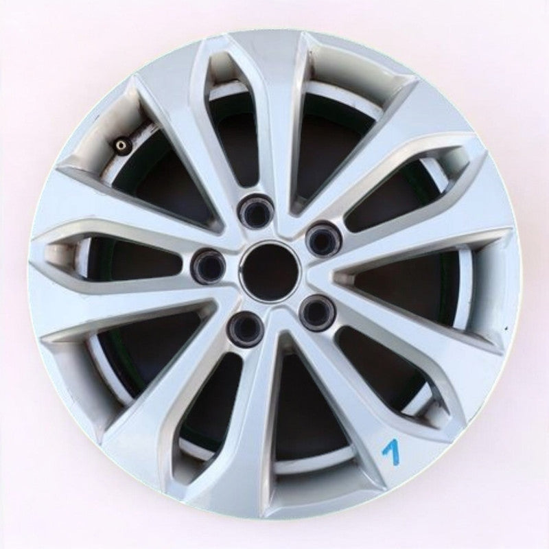 1x Alufelge 16 Zoll 6.5" 5x100 44ET Glanz Silber 403005287R Renault Rim Wheel