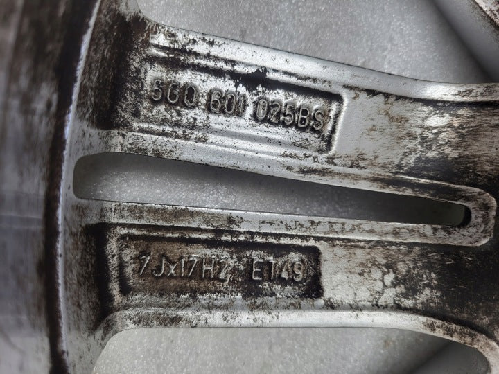 1x Alufelge 17 Zoll 7.0" 5x112 49ET Glanz Silber 5G0601025BS VW Golf Viii FEL2895049521gu