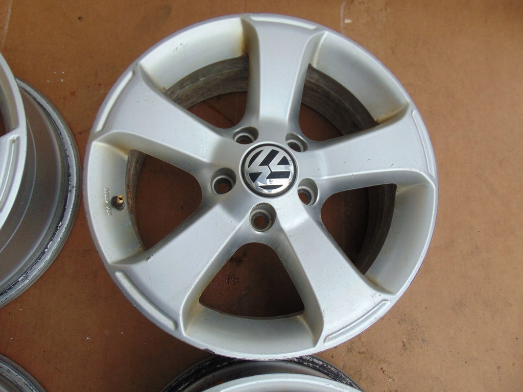 4x Alufelge 16 Zoll 6.5" 5x112 42ET Glanz Silber 3C1071496C VW Passat B7 FEL4987648266ps