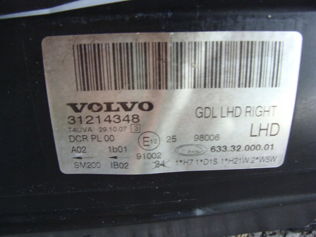 Frontscheinwerfer Volvo S80 V70 III Xc70 II 31214348 Xenon Rechts Headlight SCH1885556045kz