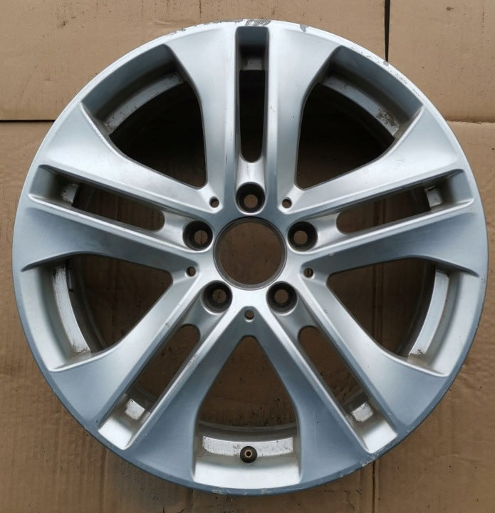 1x Alufelge 17 Zoll 7.5" 5x112 47ET Glanz Silber A2044017502 Mercedes-Benz W204 FEL2076897044vp