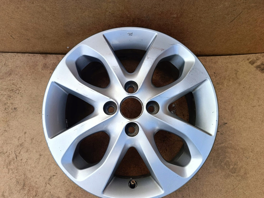 1x Alufelge 15 Zoll 5.5" 4x100 50ET Nissan Micra K12 Rim Wheel