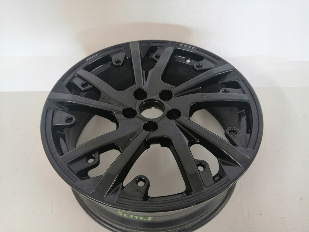 1x Alufelge 19 Zoll 7.5" 5x114.3 40ET Glanz Schwarz Nissan I Rim Wheel FEL1626732825iz
