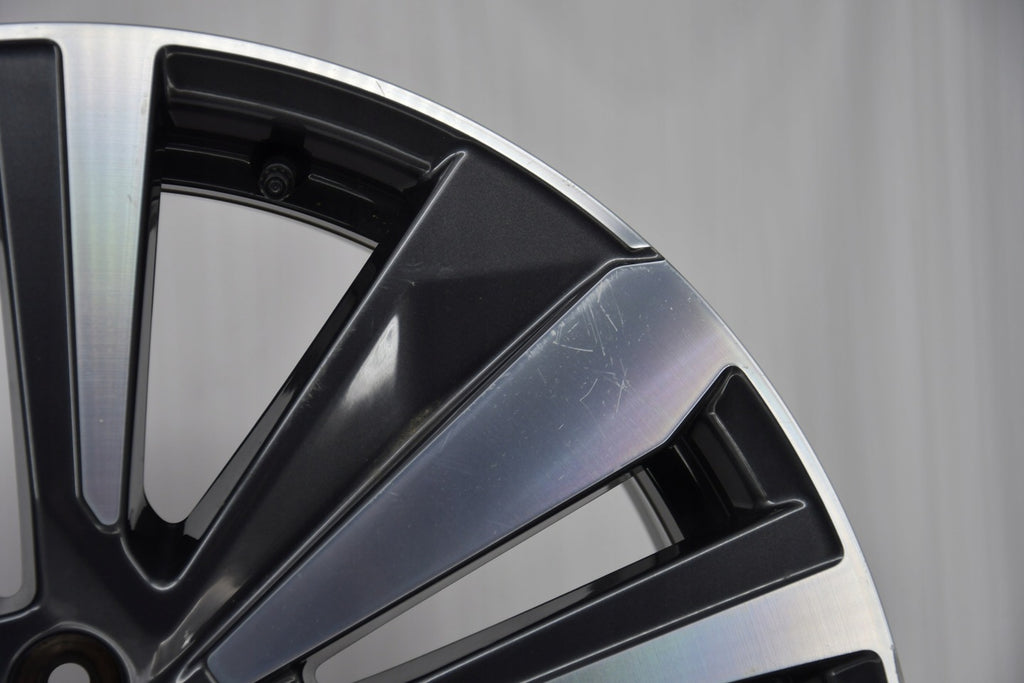 1x Alufelge 19 Zoll 7.0" 5x108 38ET Glanz Graphit 9809685477 Mg Rim Wheel