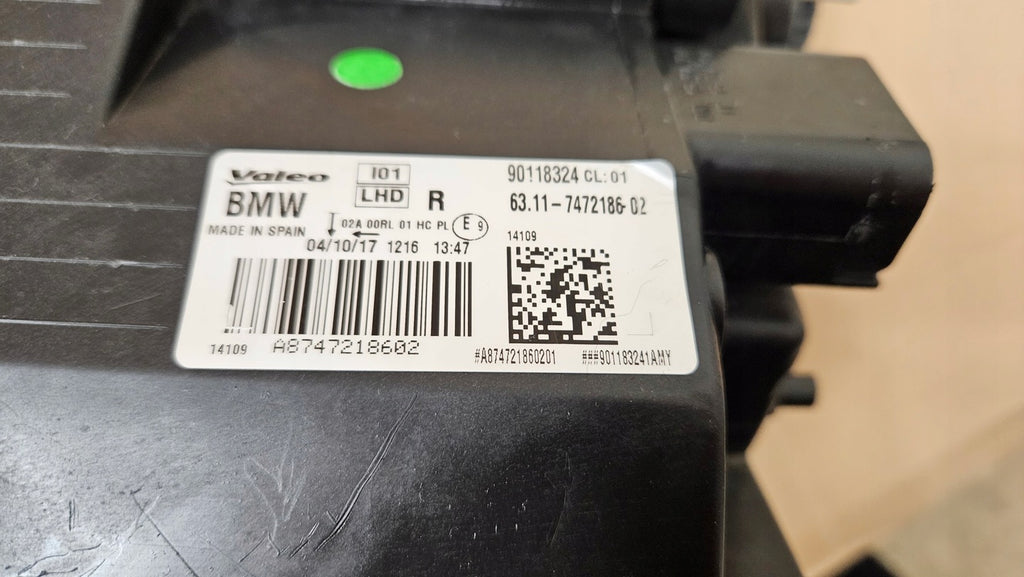 Frontscheinwerfer BMW I3 7472186-02 Rechts Scheinwerfer Headlight