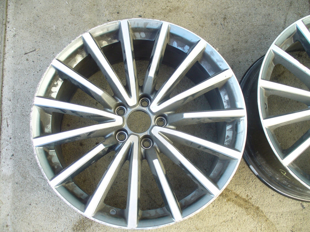 1x Alufelge 19 Zoll 8.5" 5x112 32ET Glanz Schwarz Audi Rim Wheel FEL1924307865rz