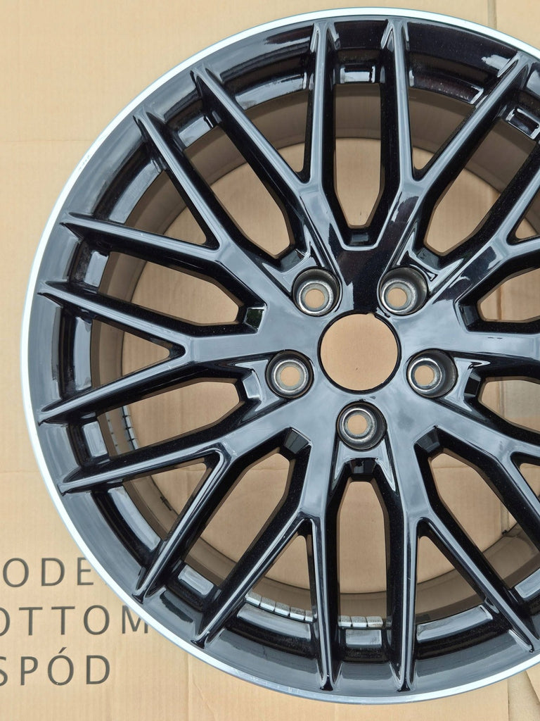1x Alufelge 18 Zoll 8.0" 5x112 40ET Glanz Schwarz 8W0601025DD Audi A4 Rim Wheel FEL8616473342ks