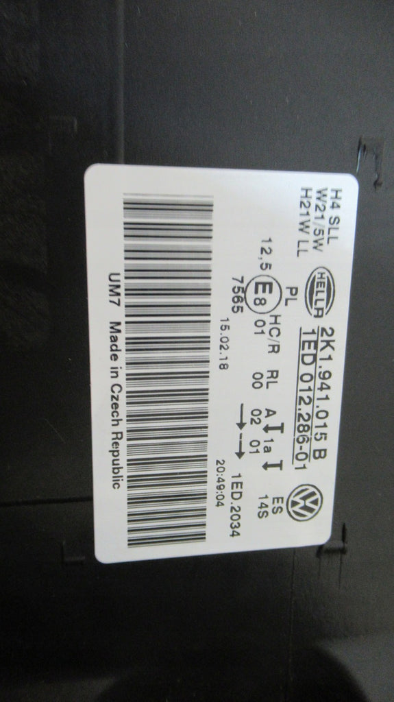 Frontscheinwerfer VW Caddy 2K1941015 Links Scheinwerfer Headlight SCH8326032009gp