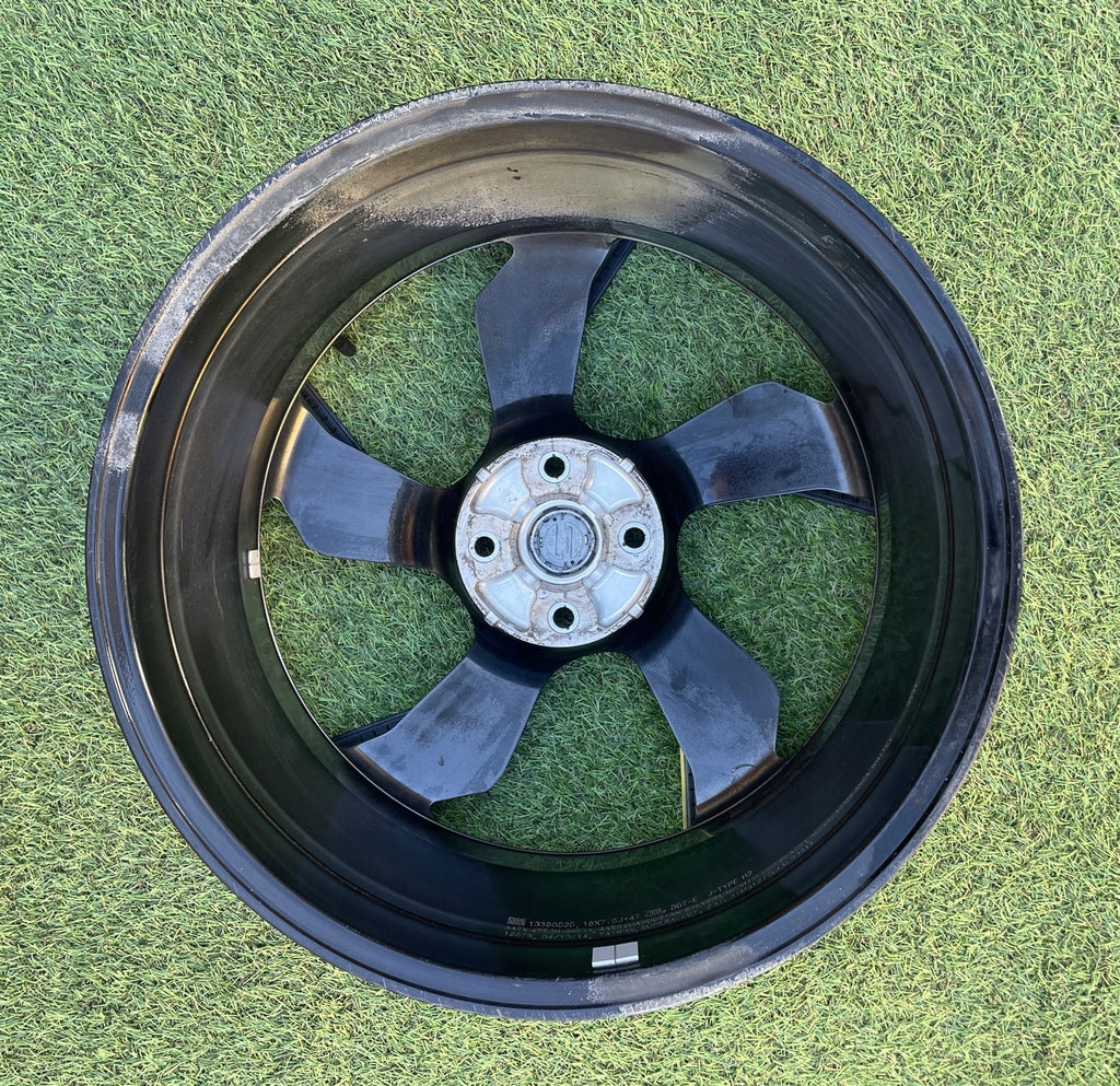 1x Alufelge 18 Zoll 7.5" 4x100 47ET 13380525 Opel Adam Rim Wheel