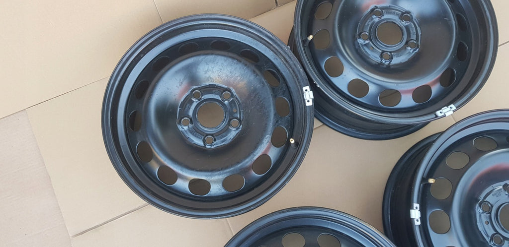 4x Alufelge 16 Zoll 6.5" 5x112 43ET Matt Schwarz 8V0601027A Audi Rim Wheel FEL6713224674ls