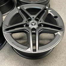 Load image into Gallery viewer, 4x Alufelge 18 Zoll 7.5" 5x112 44ET Matt Schwarz A2054019500 Mercedes-Benz A205 FEL3891456900ep
