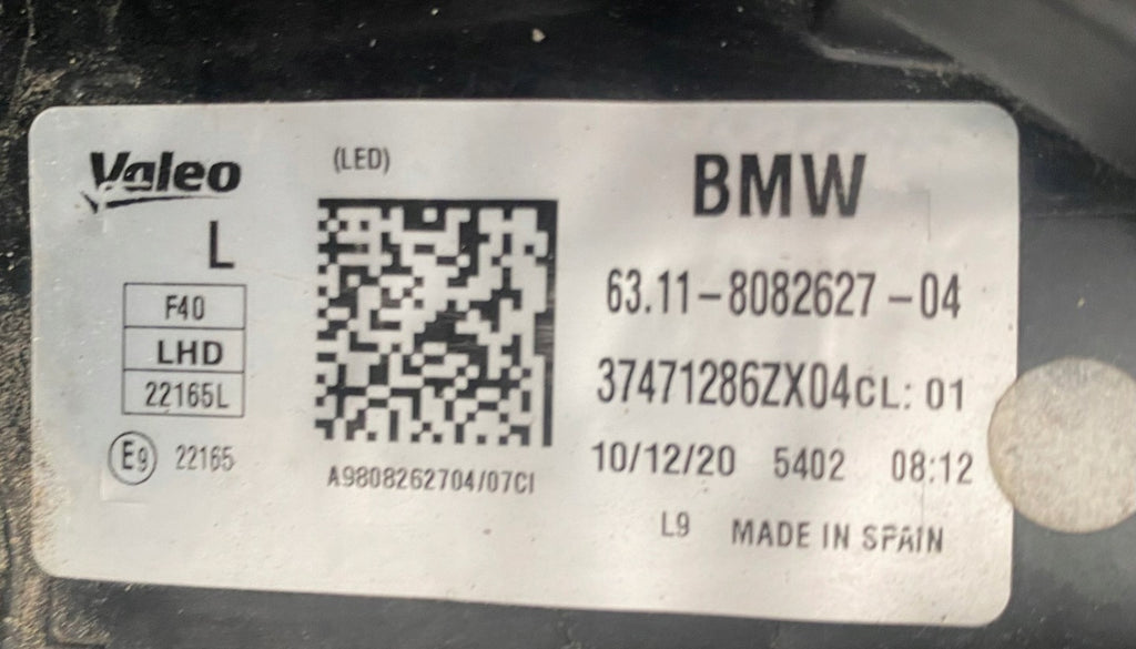 Frontscheinwerfer BMW F40 8082627-04 LED Links Scheinwerfer Headlight SCH9664596483yk