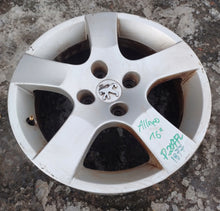Load image into Gallery viewer, 1x Alufelge 16 Zoll 6.0" 4x108 27ET Matt Silber 9686100080 Peugeot 207 Rim Wheel FEL6469441156oj