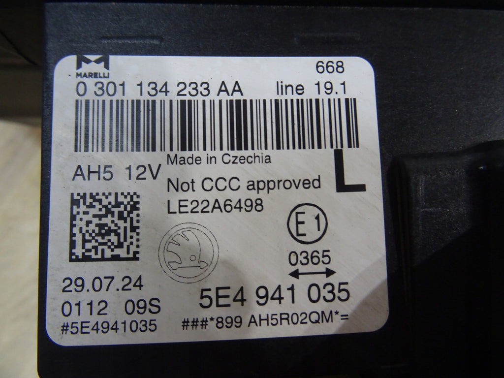 Frontscheinwerfer Skoda Octavia IV 5E4941035 LED Links Scheinwerfer Headlight SCH1283569504ti
