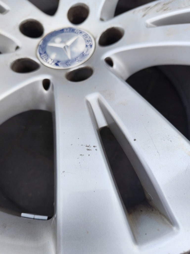 1x Alufelge 17 Zoll 7.5" 5x112 47ET Glanz Silber A2044010402 Mercedes-Benz FEL6167874392ml