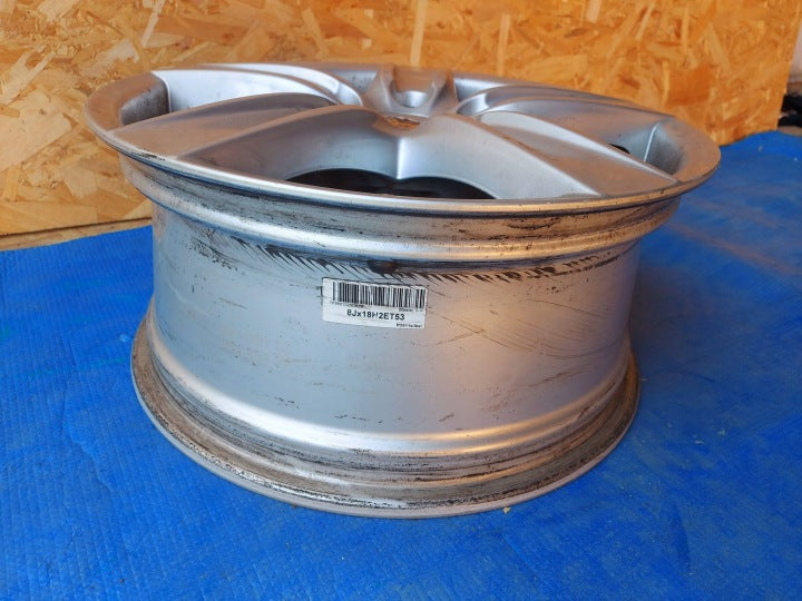 1x Alufelge 18 Zoll 8.0" 5x130 53ET Matt Silber 7P5601025D Porsche Cayenne 92a FEL1918404712fz