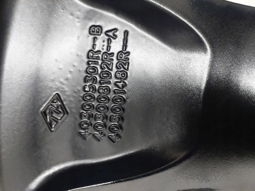 1x Alufelge 19 Zoll 7.0" 5x114.3 40ET Glanz Schwarz 403005301 Renault Kadjar