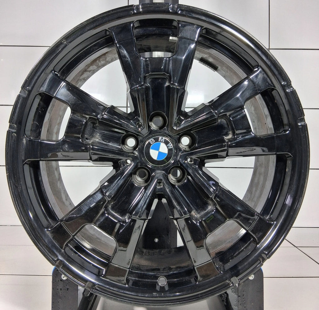 1x Alufelge 19 Zoll 8.0" 5x112 34ET Glanz Schwarz 6895627 BMW Ix3 Rim Wheel FEL2037759893ii