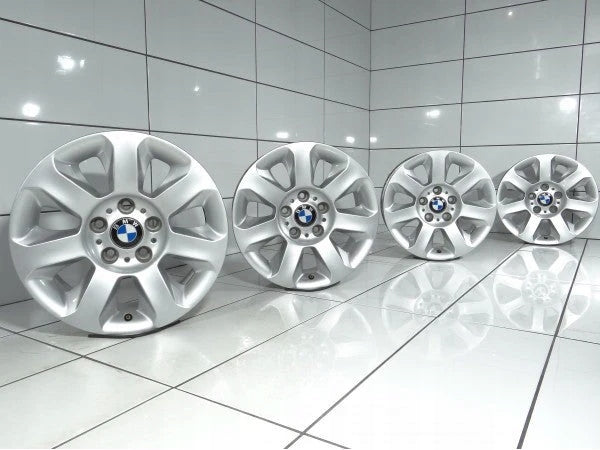 4x Alufelge 16 Zoll 7.0" 5x120 20ET Glanz Silber 6758774 BMW E39 E60 E61 FEL8943158097zz